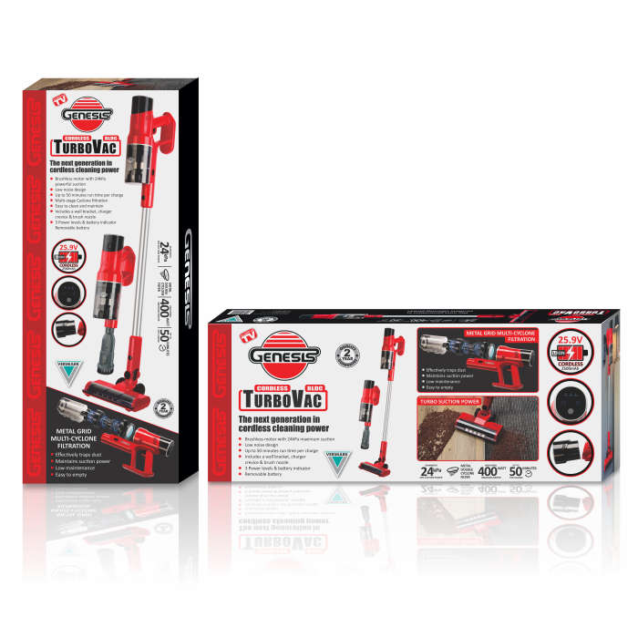 Genesis Cordless Turbovac BLDC | Vacuum Cleaner