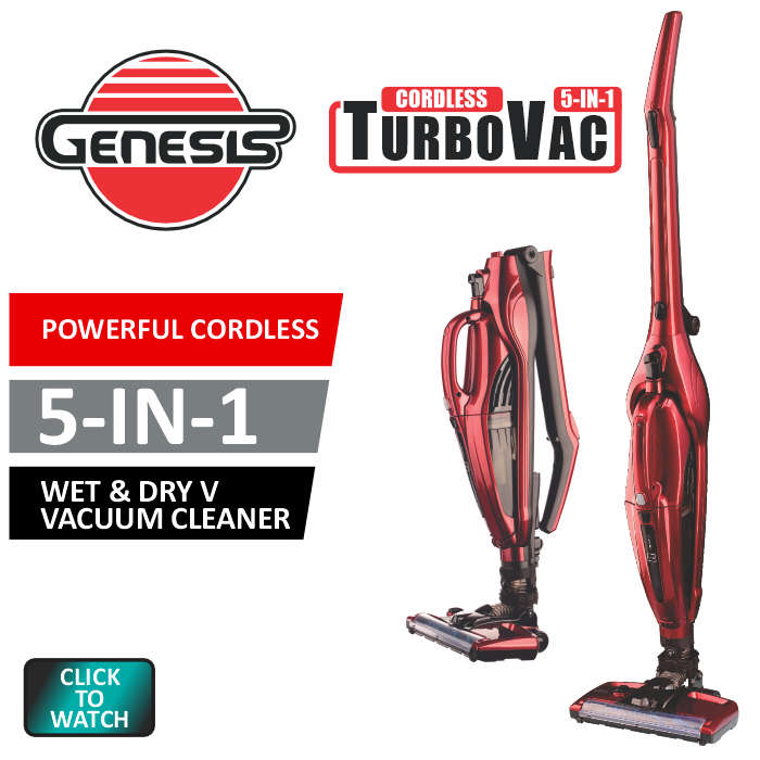 DEMO | Genesis 5 in 1 Cordless Turbovac | Vacuum Cleaner