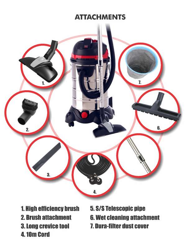 DEMO | Genesis Duravac Commercial 30L | Wet & Dry Vacuum Cleaner