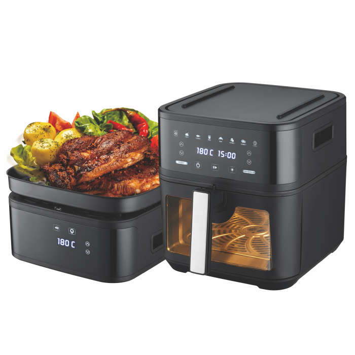 Genesis  2-in-1 Fry 'n Grill | Airfryer with Electric Frying Pan
