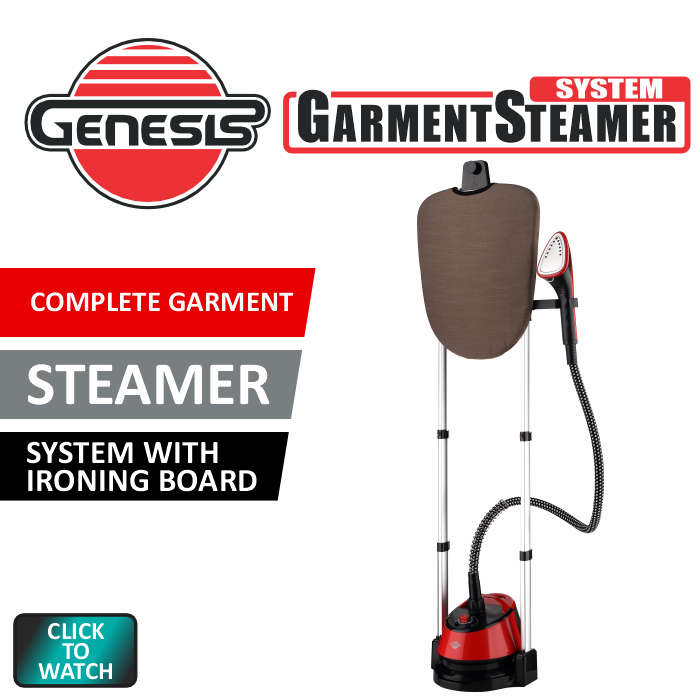 DEMO | Genesis Garment Steamer Platinum | Ironing Board