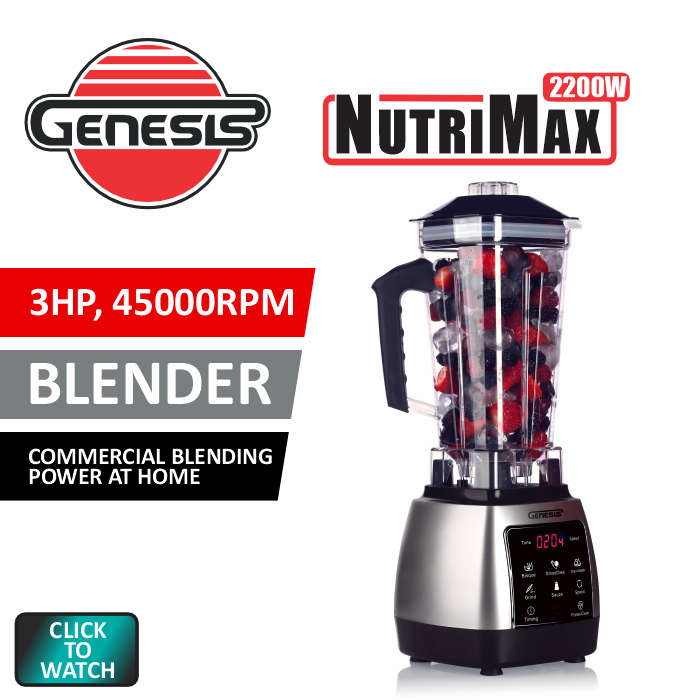 DEMO | Genesis Nutrimax 2200W | Blender
