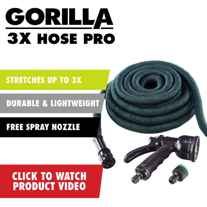 Gorilla Xhose Pro 50ft | Expandable Garden Hose