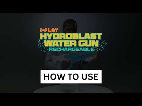 i-Play HydroBlast Water Gun | Rechargeable & Automatic Water Gun Toy
