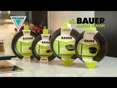 Bauer Marble Classic 24cm Fry Pan | Non-Stick Die-Cast Frying Pan