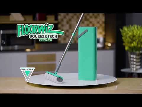 Floorwiz Squeeze Tech Compact | PVA Sponge Mop with Bucket