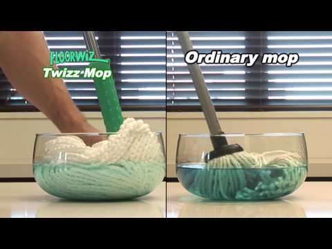 Floorwiz Twizz Mop X2 | Microfibre Spaghetti Mop