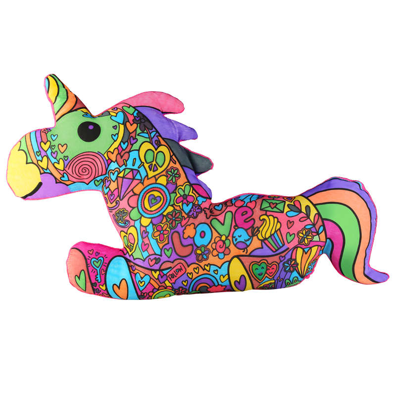 i-Play Unicolour | Colouring Plush Toy