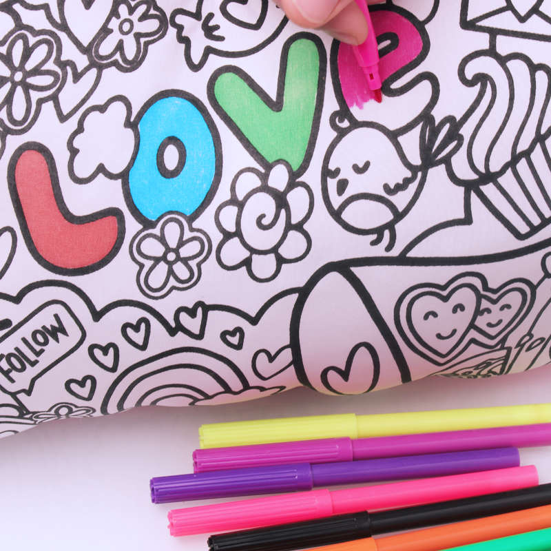 i-Play Unicolour | Colouring Plush Toy