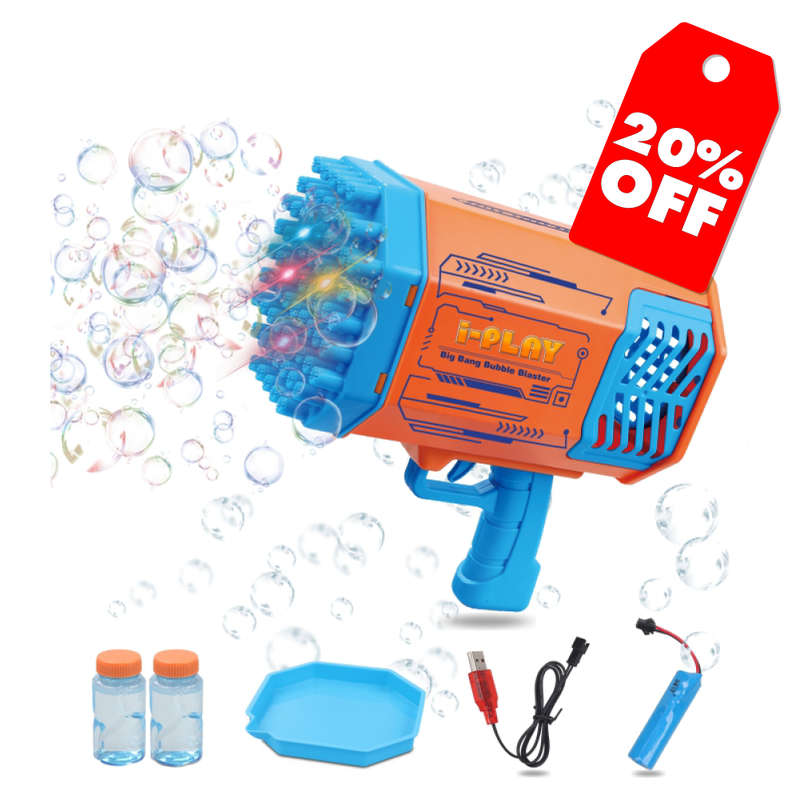 DEMO | i-Play Mega Bubble Blaster | Toy Gun