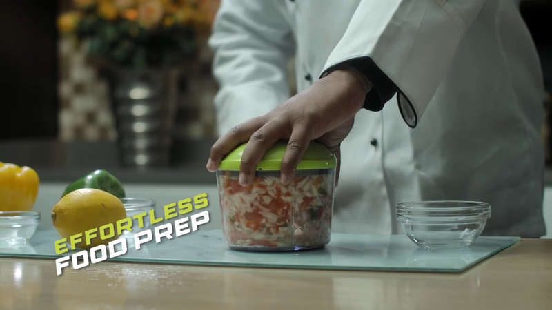 Twista 8-in-1 Chopper |  Manual Food Chopper with Mandolin