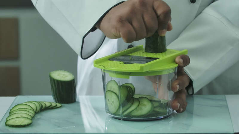 Twista 8-in-1 Chopper |  Manual Food Chopper with Mandolin