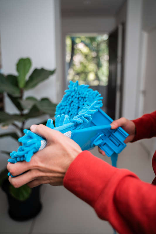 Floorwiz Ecofibre Mop (Blue) | Microfibre Mop