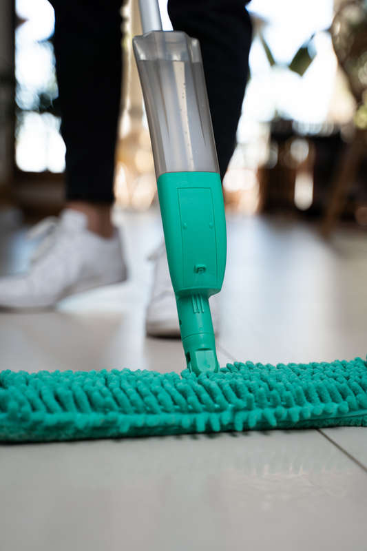 Floorwiz Double Sided Spray Mop | Microfibre Mop with Spray Bottle