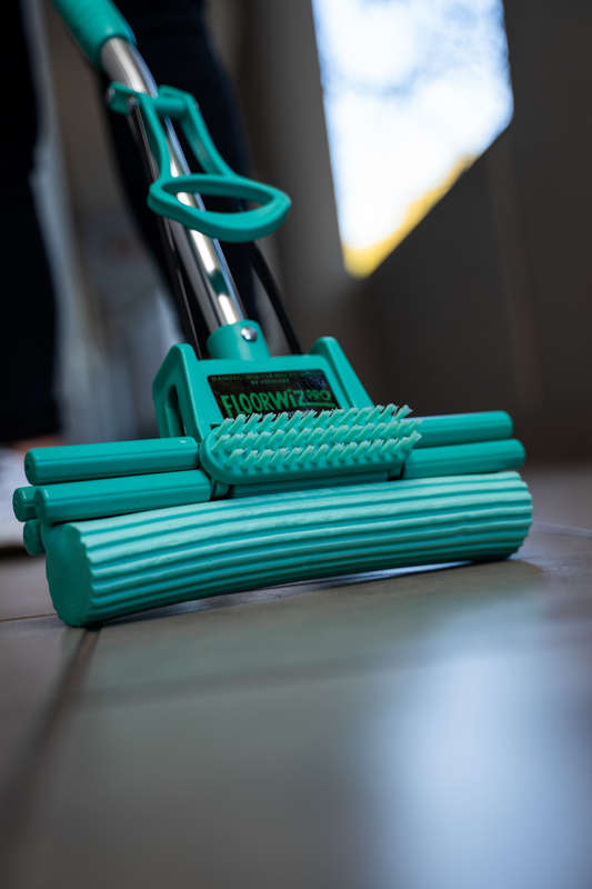 Floorwiz Pro & Brush Attachment | PVA Sponge Mop