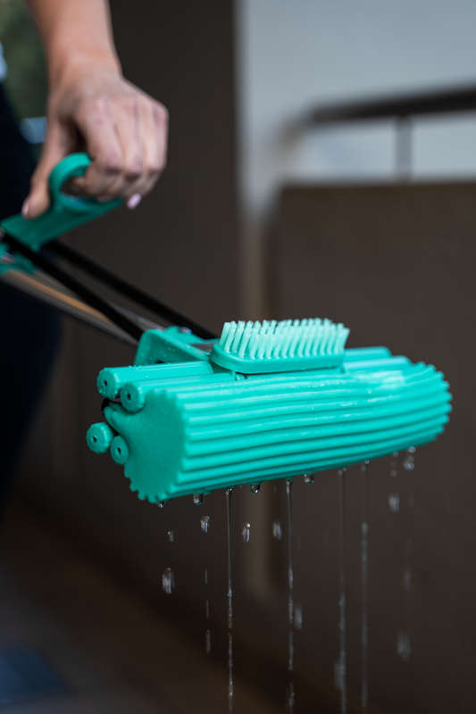 Floorwiz Pro & Brush Attachment | PVA Sponge Mop