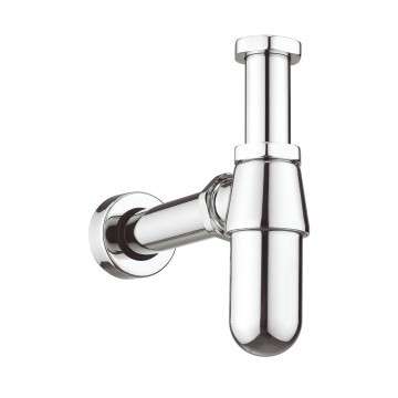 Standard 32x32mm Bottle Trap Plus Adaptor for 40mm - Chrome