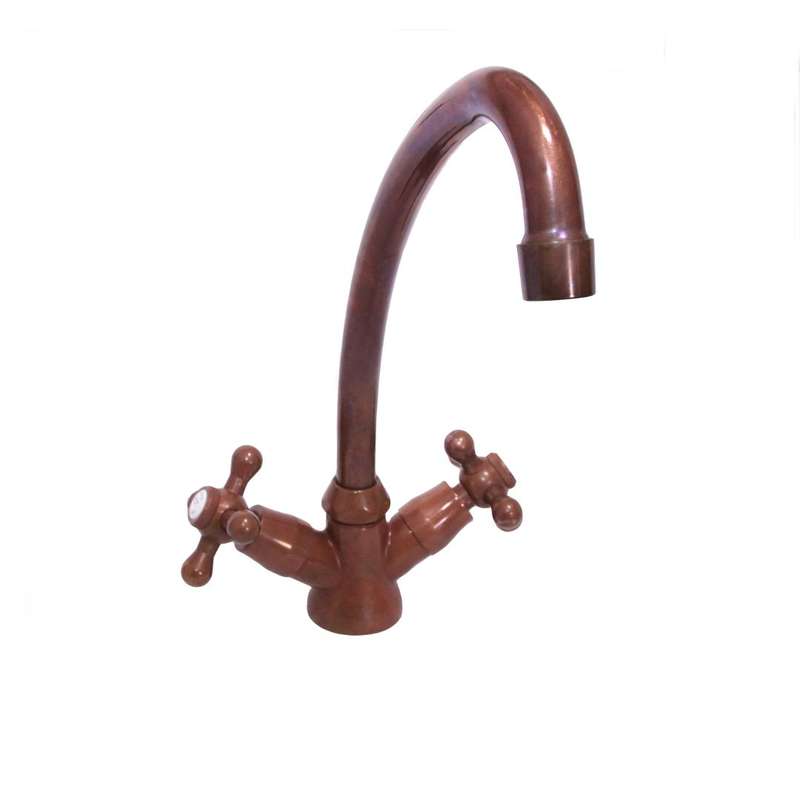 VADO - Vic-Side - Mixer - Sink, Mono, Pillar-Mounted - Aged Copper
