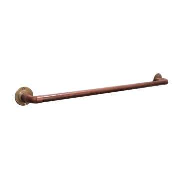 Single Towel Rail 900mm Antique Brass