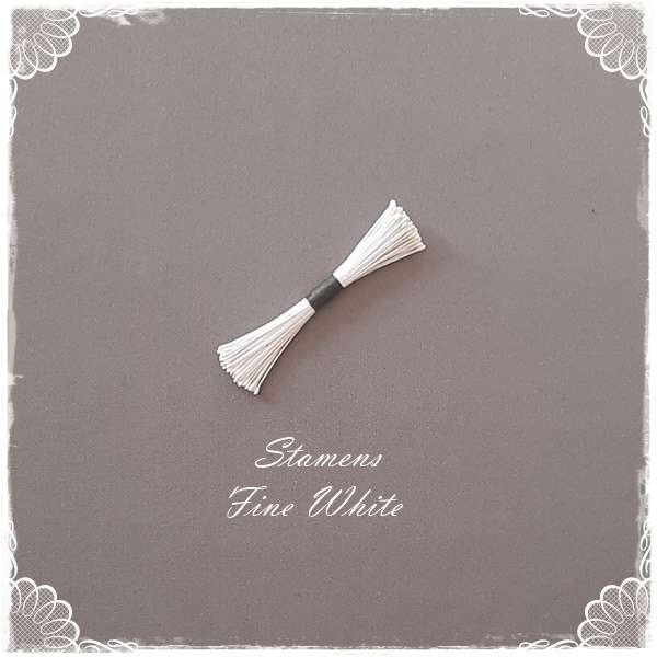 Stamens - Fine (white)