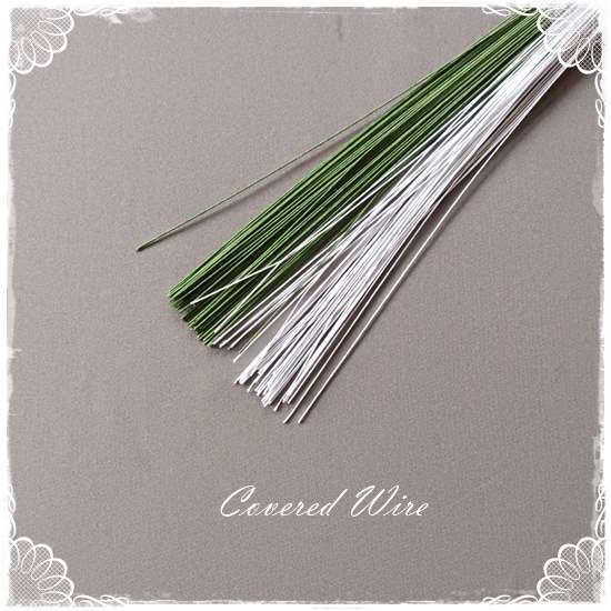 White covered florist wire#30