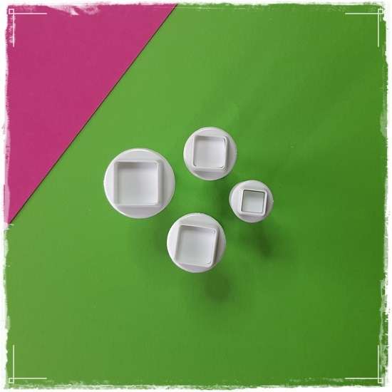 4 PCS Square Plunger Cutter