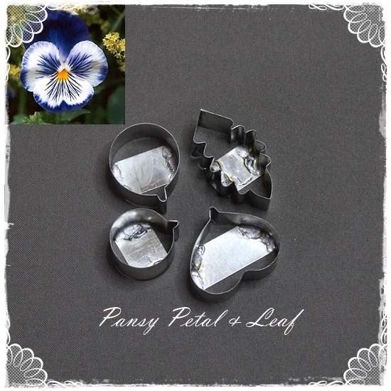 Pansy Flower and Leaf cutter