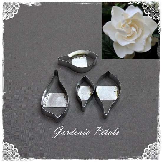 Gardenia Petals flower cutters