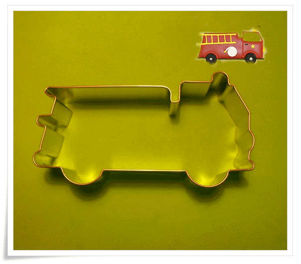 Fire Engine Biscuit Cutter