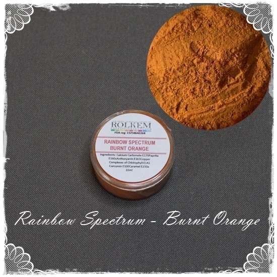 Rainbow Spectrum - Burnt Orange Powder