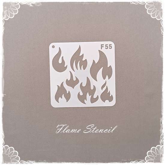 Flame Stencil