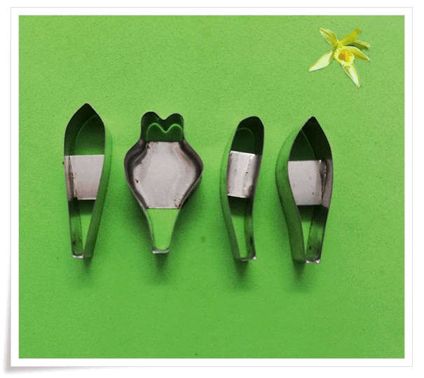 Vanilla Orchid Flower Cutters Sml