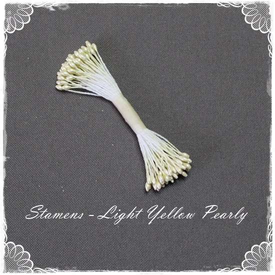Stamens-Medium-Light Yellow Pearly