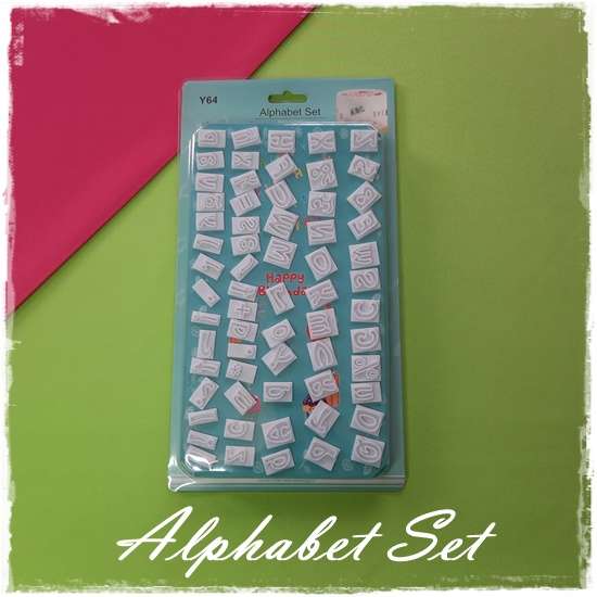 Alphabet Fondant cutter Set