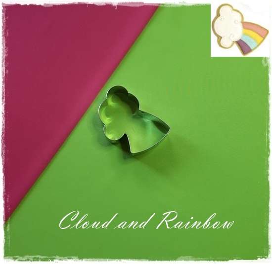 Cloud and Rainbow Cookie Cutter