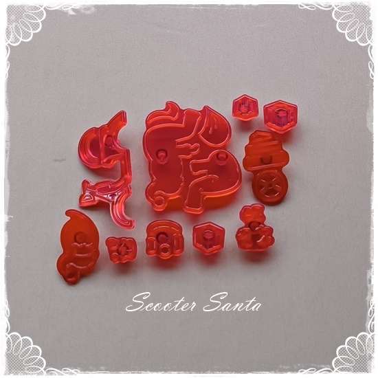 Scooter Santa Cutters - Jem