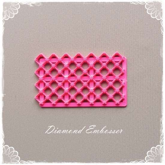 Diamond Embosser with a flower insert
