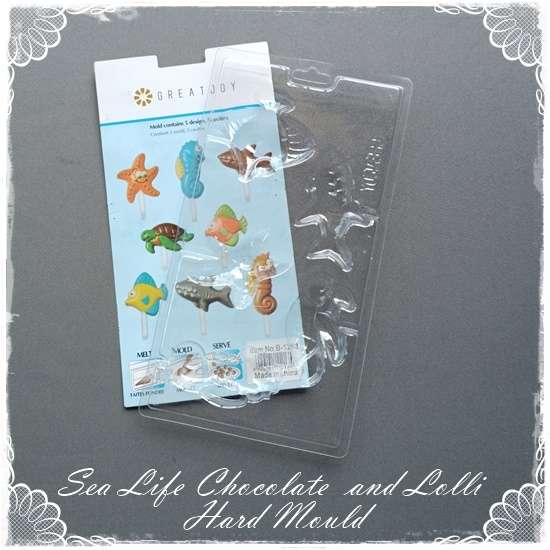Sealife Hard Chocolate Lollipop Chocolate Mould