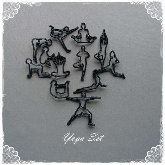 Yoga Silhouette - Patchwork Cutter Set