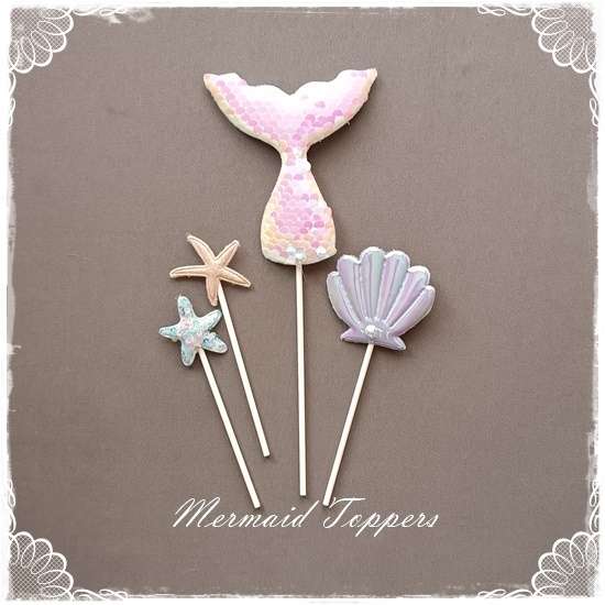 Mermaid & Shell Toppers