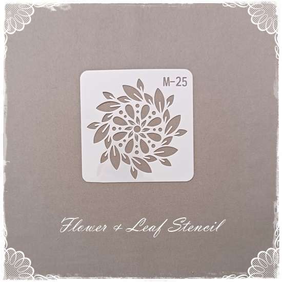 Flower Circle Stencil