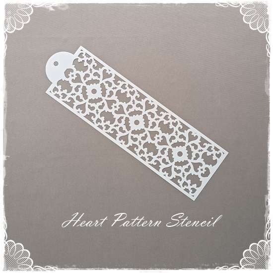Heart Pattern Stencil