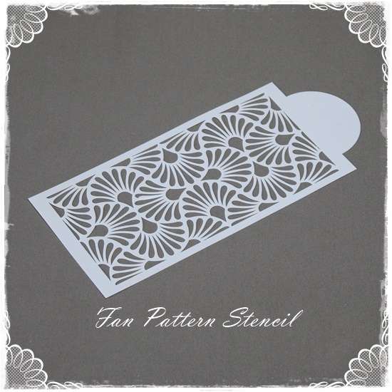 Fan Pattern Stencil