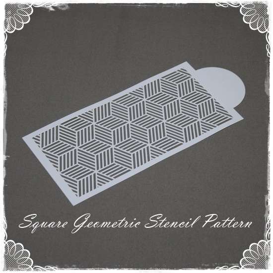 Square Geometric Stencil