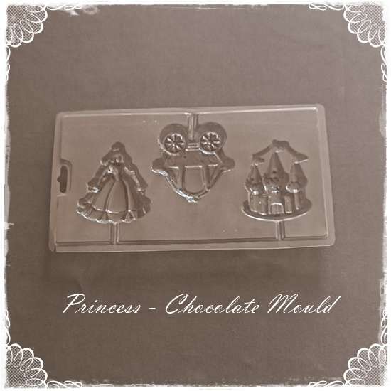 Princess Chocolate Lollipop Mould