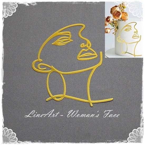 Line Art - Woman's Face