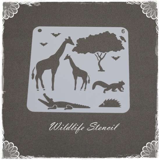 Wildlife Stencil