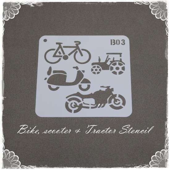 Bike, Scooter & Tractor Stencil