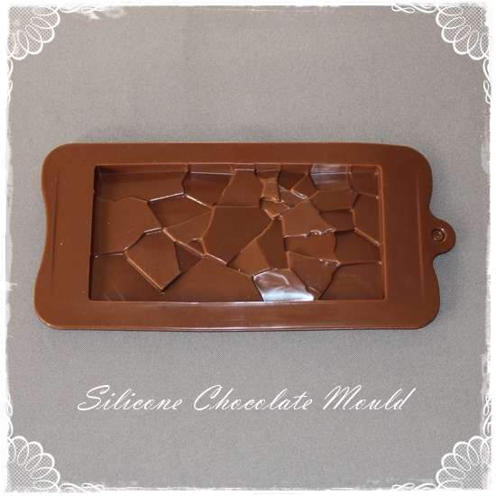 Chocolate Silicone Mould - Rock Patterned