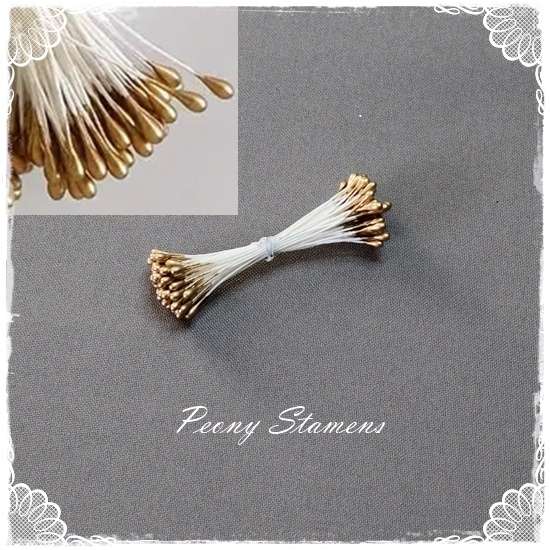 Peony Stamens - Gold